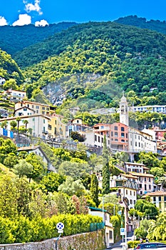 Moltrasio village on Lake Como architecture view photo