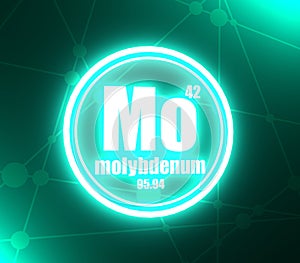 Molybdenum chemical element.