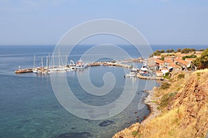 Molyvos historic town,island Lesbos,Greece