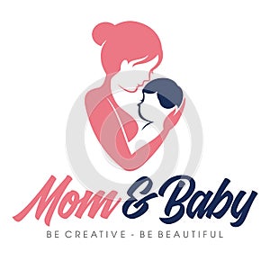 Mom and baby Logo Design