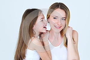 Mom daughter bff trusting family relationship photo