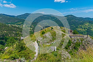 Momchilova krepost fortress in Rhodopes mountains in Bulgaria