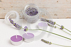 Moment of relaxation with lavender