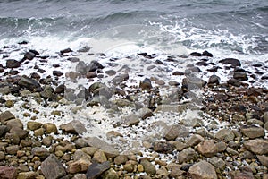 Mommark Strand coast beach in the Winter - Denmark