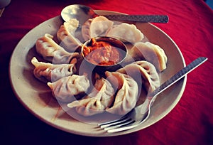 Momo - traditional nepalese dish