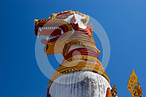 Mon Lion Statue in Sangkhlaburi