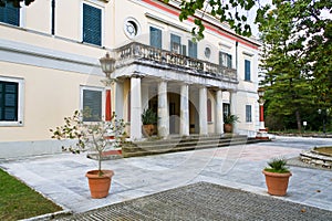 Mon Repo palace at Corfu island