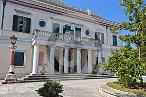 Mon Repo palace at Corfu island photo