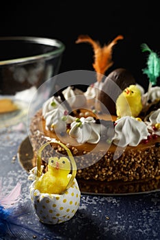 Mona de pascua cake, eaten on Easter in Spain photo