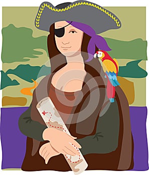 Mona Lisa Pirate