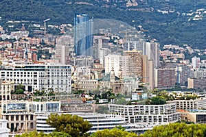 Monaco downtown skyline