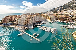 Monaco Fontvieille cityscape photo