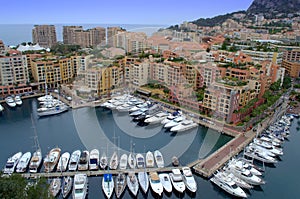 Monaco Marina bay view