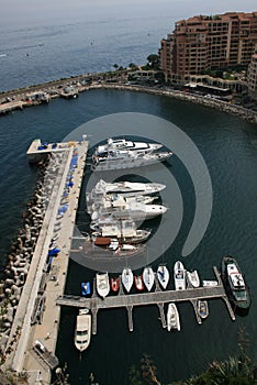 Monaco Monte Carlo Marina Yachting Bay view