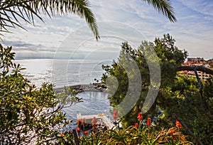 Monaco sea landscape, Monaco and Monte Carlo