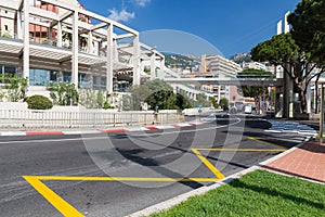 The Monaco Skyline and racetrack