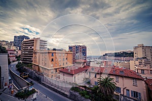 Monaco: top view of the city