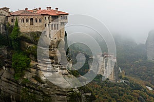 The Monasteries at Meteora - Roussanou and Varlaam