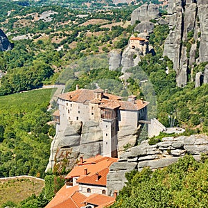 Monasteries of Rousanou and of Agios Nikolaos in Meteora