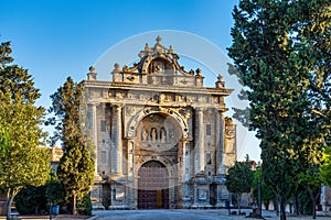 The Monasterio de la Cartuja de Santa Maria of Jerez de la Frontera in Spain