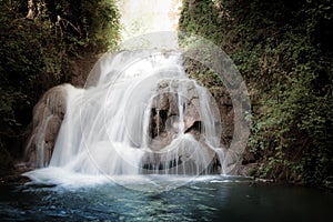 Monasterio de piedra near Zaragoza in Spain photo