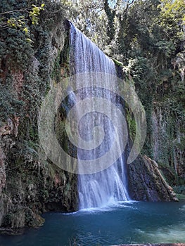 Monasterio de Piedra, Spain. Beautiful waterfall photo