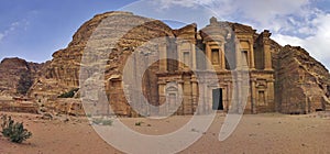Monastery Ad-Deir in Petra, Jordan.