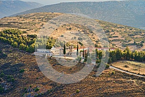 Monastery Agion Anargiron above Argos photo