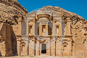 The Monastery Al Deir nabatean petra jordan