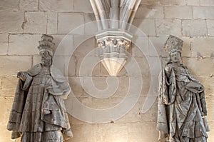 Monastery of AlcobaÃ§a, in Portugal, classified as a patrimony of humanity by Unesco