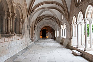 Monastery of AlcobaÃ§a, in Portugal, classified as a patrimony of humanity by Unesco