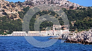 Monastery of Archangel Michael Panormitis, Symi island, Greece