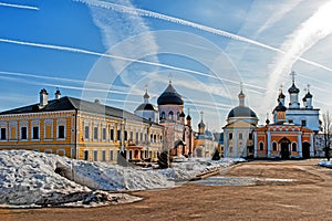 Monastery of the ascension of David Deserts in the Chekhov district of Russia, historical and cultural monuments of