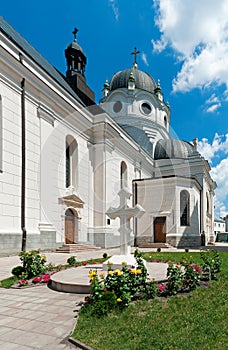 The monastery of Basilian fathers in Zhovkva town in Ukraine photo