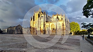 Monastery of Batalha, monument of Gothic style, Portugal