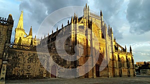 Monastery of Batalha, monument of Gothic style, Portugal