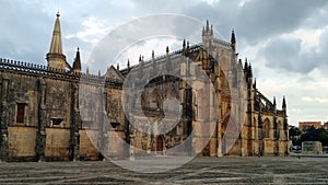 Monastery of Batalha, monument of Gothic style, Portugal