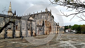 Monastery of Batalha, monument of Gothic style, Portugal