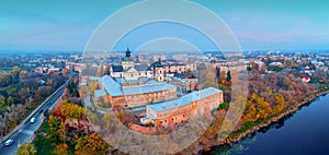 The monastery in Berdichev from a height