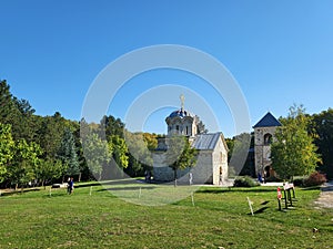 Monastery bluesky ortodox