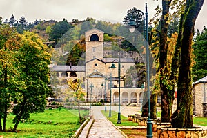 Monastery in Cetinje, Montenegro photo