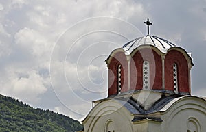 Monastery church in Montenegro, Serbia, Balkan, old medieval architecture