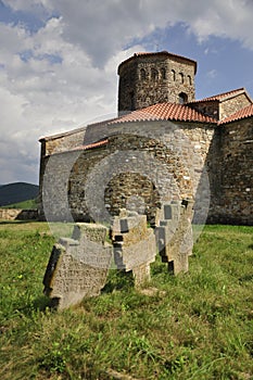 Monastery church in Montenegro, Serbia, Balkan, old medieval architecture