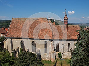 The Monastery Church in Sighisoara, Romania. Is also known as Church of the Dominican Monastery.