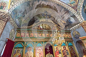 In the monastery church Sokolinsky monastery in Bulgaria