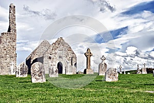 The monastery of Clonmacnoise photo