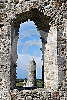 The monastery of Clonmacnoise