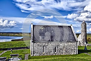 The monastery of Clonmacnoise, Ireland - Temple Co photo