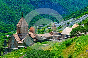 Monastery of Dadivank, a historic building in the mountains. - Artsakh, Armenia   very high quality 6k