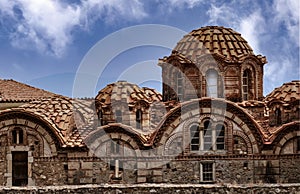 Monastery of Demetrius of Thessaloniki, located in the famous archaeological site of Mystras in Peloponnese, Greece